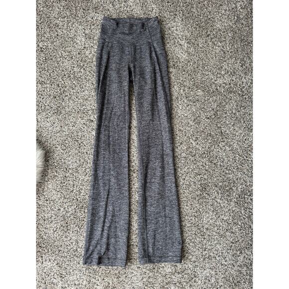 Lululemon Groove Pant Bootcut 32" Heathered Black Size 2 - Picture 6 of 9